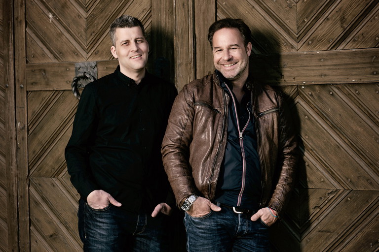 Die Hüter der Staatskellerei Zürich: Kellermeister Fabio Montalbano (l.) und Geschäftsführer Christoph Schwegler.