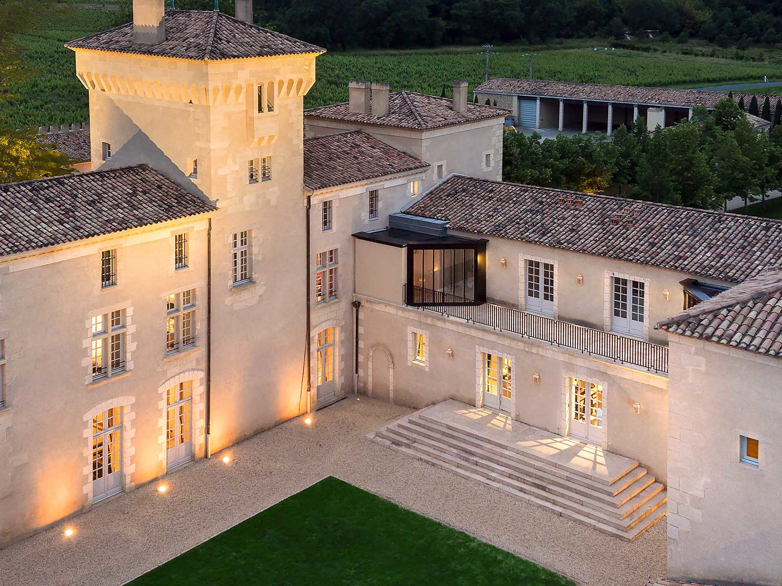 Das Château Laufaurie-Peyraguey in Sauternes.