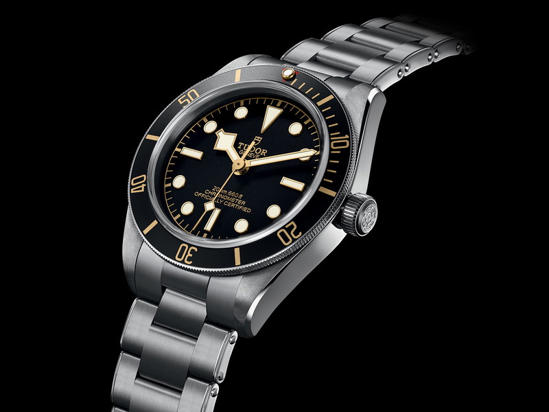 Tudor »Black Bay Fifty-Eight« mit in der Länge verstellbarem Stahlband.