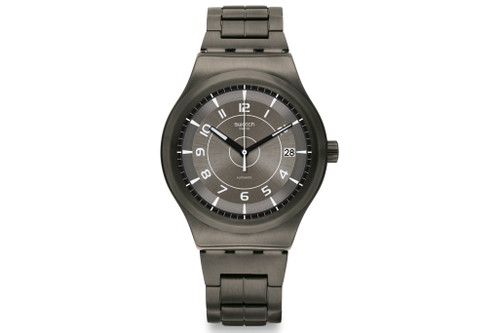 Swatch Sistem51 Irony Sistem Brushed. Preis 270 CHF. 