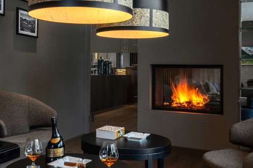 Die Bar &amp; Lounge des Boutique-Hotels. 