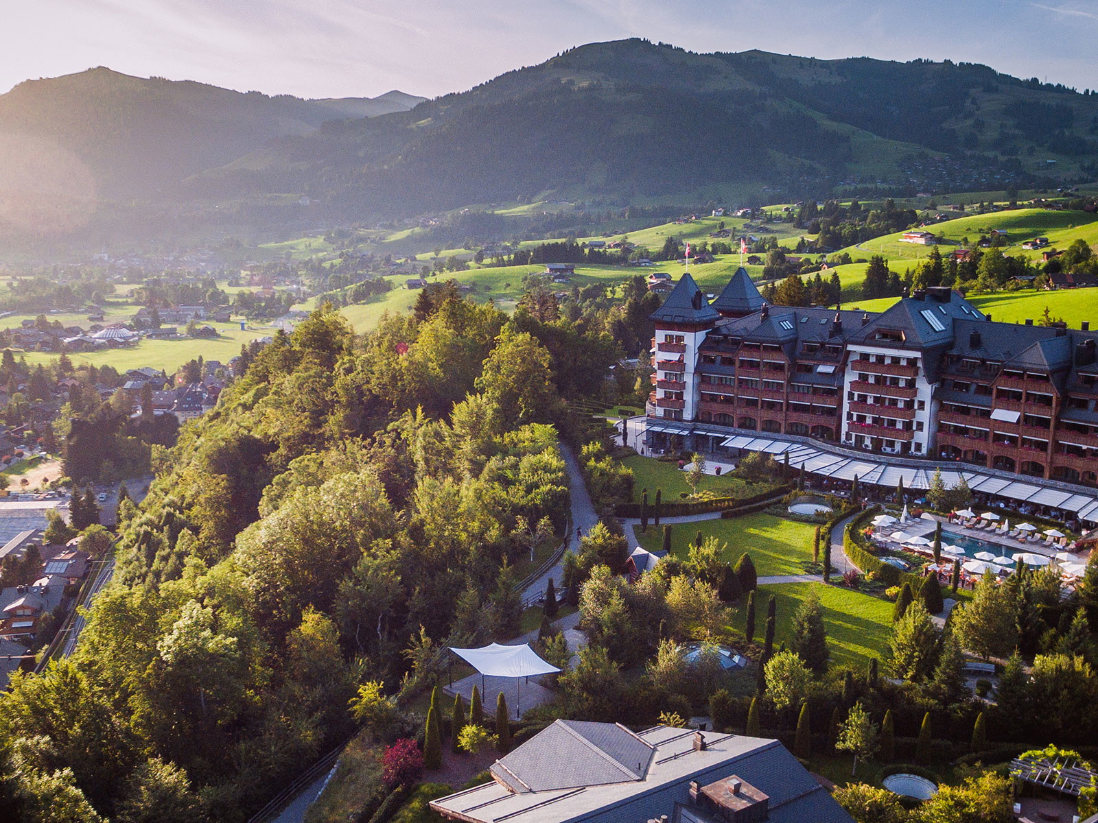 «The Alpina Gstaad» im Berner Oberland.