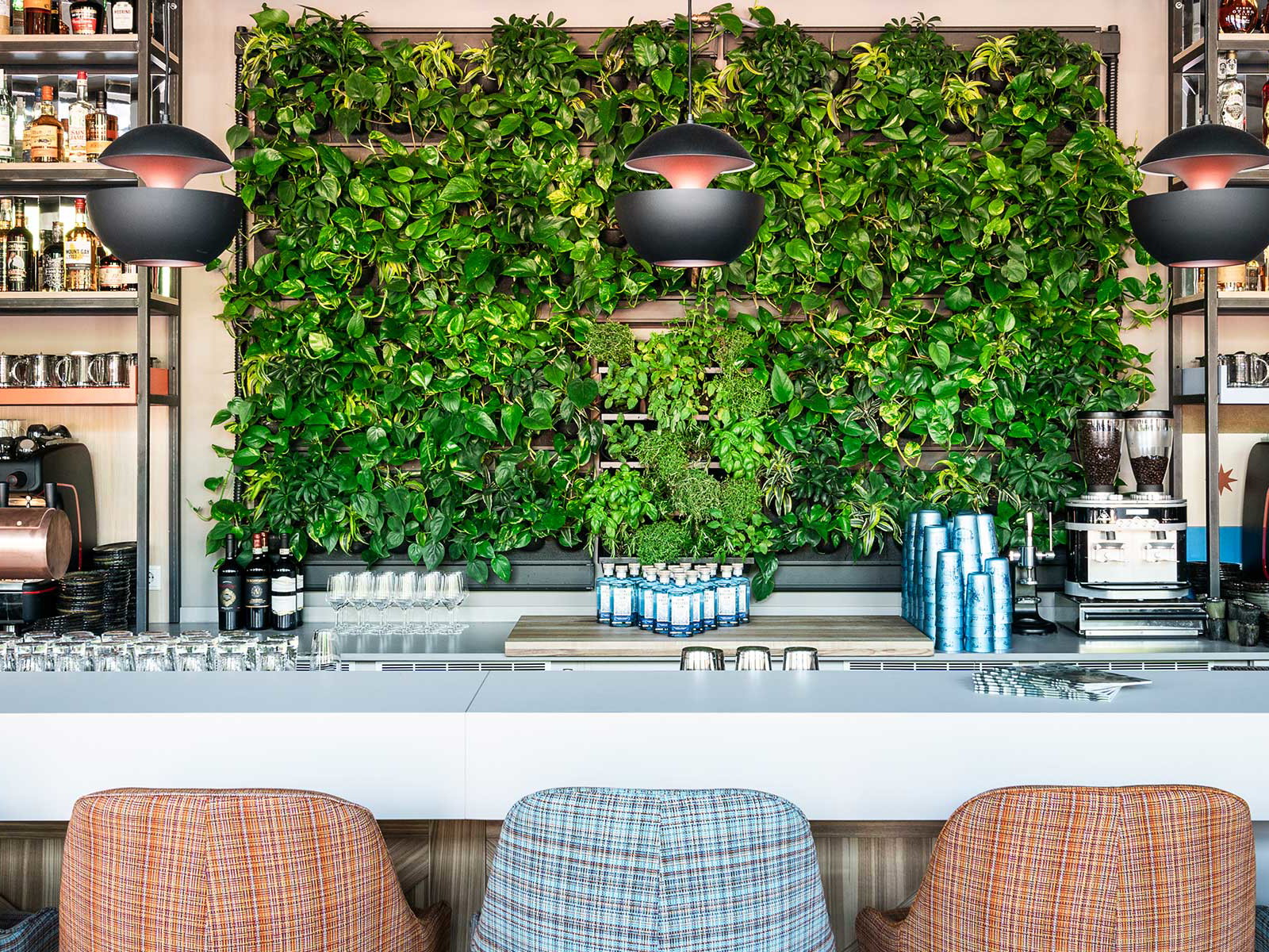 In der Bar »Herbarium« stehen Pflanzen und Kräuter im Mittelpunkt.