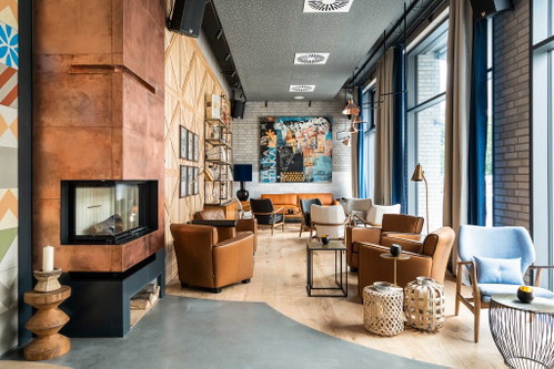 Die Lounge des Hotels.