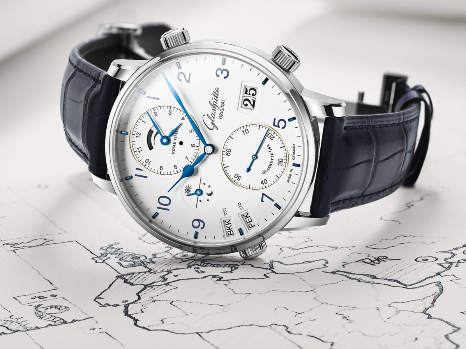 Glashütte Original «Senator Cosmopolite»