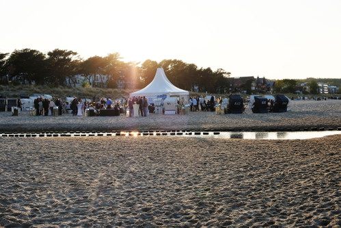 Der Strand in Ahlbeck.
