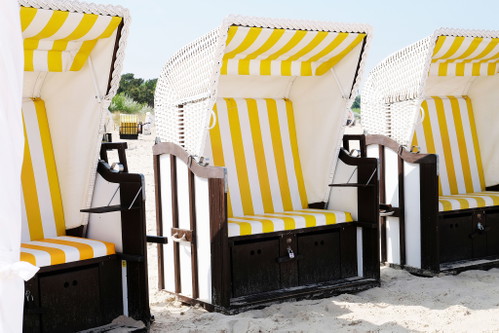 Strandkörbe in Ahlbeck.