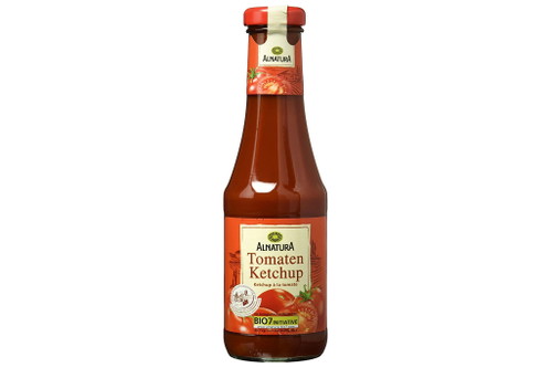 3. Platz, 95 Punkte: Alnatura Tomaten Ketchup € 1,75 für 500 ml (Literpreis: € 3,50) U. a. bei EdekaAuch dieser Ketchup ist ein – im positiven Sinn – typischer Ketchup mit klassischer Süße. Die Farbe ist frisch und angenehm, ebenso wie der Geschmack. Lediglich die Säure ist etwas zu dominant. Wobei hier auch die Meinungen etwas auseinandergingen.