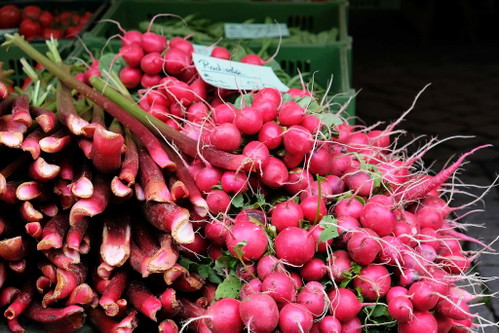 Frisches Obst und Gemüse am Wochenmarkt