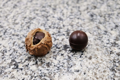 Kastanienpralinen in der Confiserie Rumpelmayer