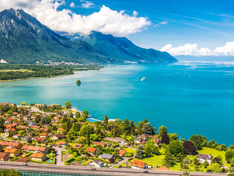 Der Genfer See ist der größte und zugleich wasserreichste Binnensee Mitteleuropas.