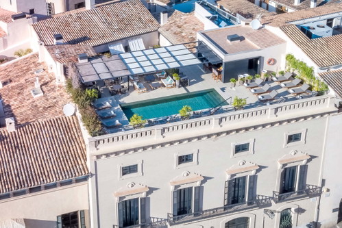 Das »Sant Francesc« liegt direkt im Zentrum Palmas, mit spektakulärem Rooftop-Pool.