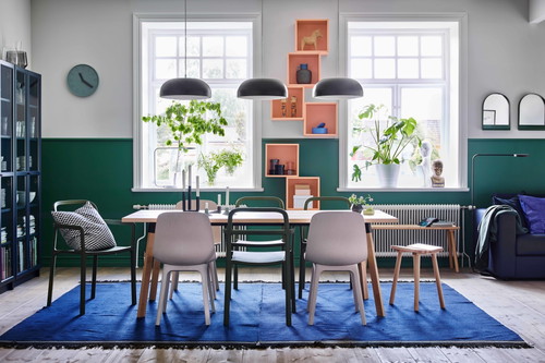 Ein Mood-Bild von Ikea, das zeigt, wie man gekonnt kombiniert.