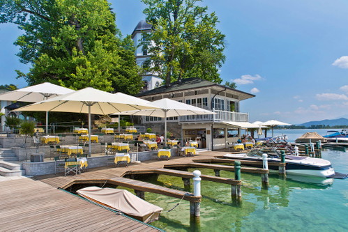 Das »Porto Bello« im Hotel »Schloss Seefels« bürgt für Top-Qualität und frischeste Fische aus See und Meer.