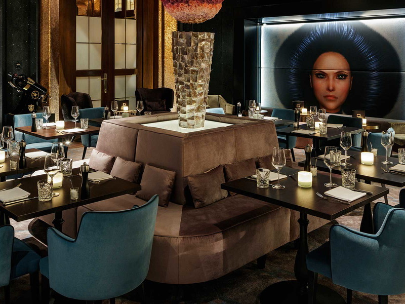 Kürzlich eröffnet: Das neue Restaurant »The Grill« im Casino Baden-Baden integriert 70er-Jahre-Dekor.