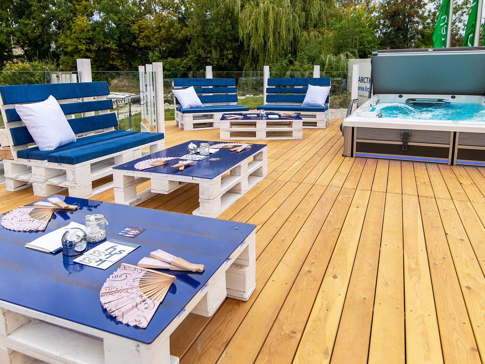 VIP Area mit Pool