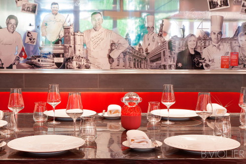 Der Restaurantsaal«Benoit Violier»