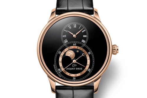&nbsp;Jaquet Droz «Grande Seconde Moon» im 43 mm Rotgoldgehäuse. Rund 29'100 CHF