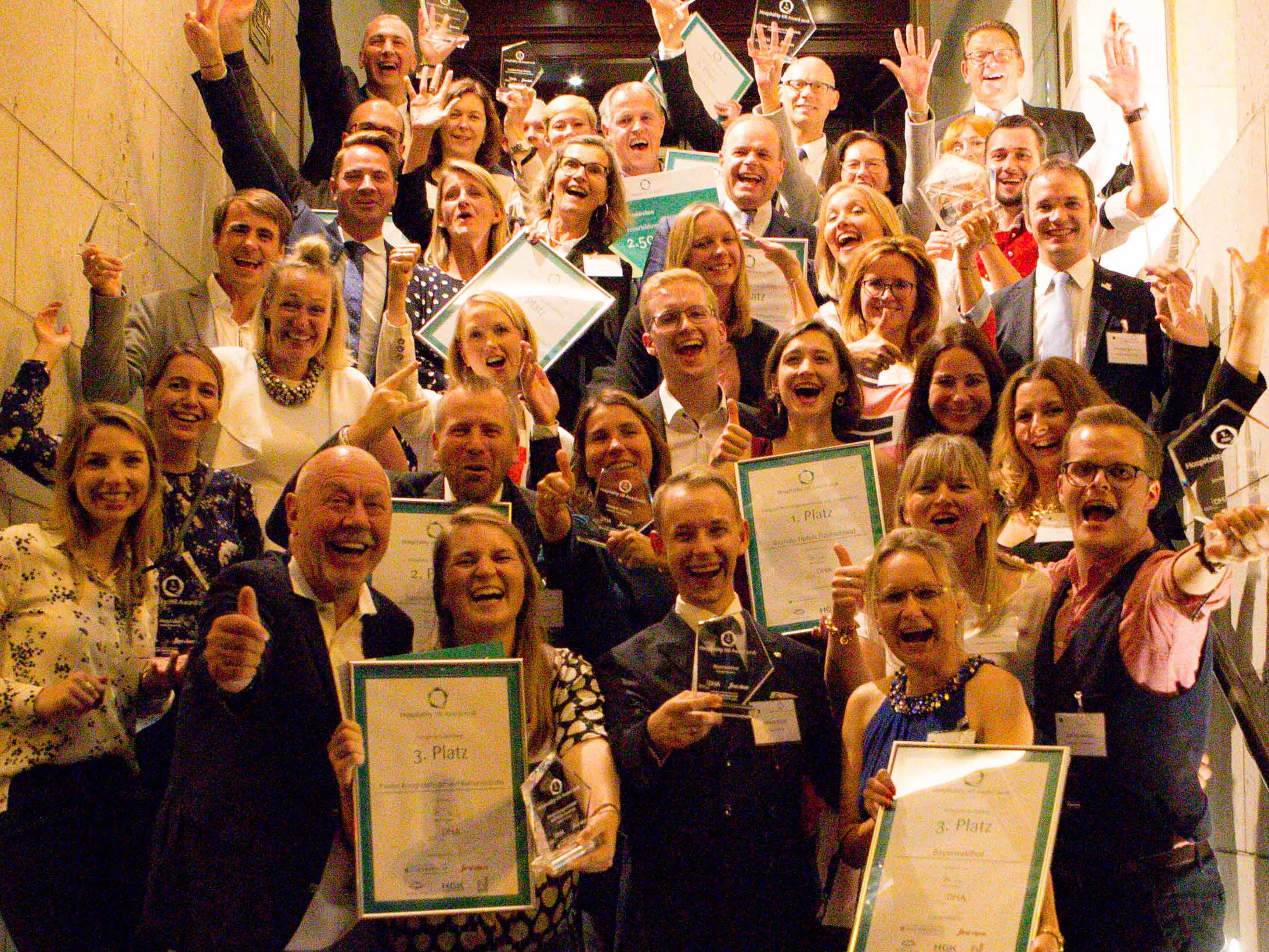 Die Preisträger des HR Hospitality Awards 2018.