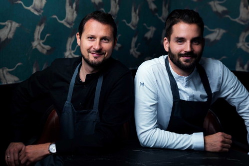 Küchenchef Christoph Kunz (r.) und Restaurantleiter Julien Morlat.&nbsp;