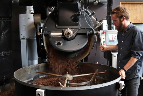 Die Kaffeerösterei »Elbgold«.