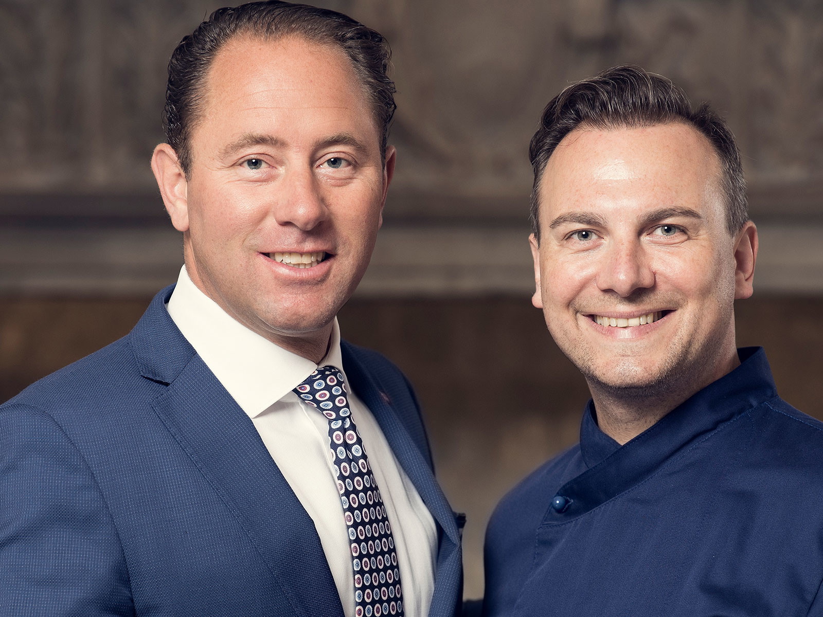 Heinz E. Hunkele, Direktor des «The Kulm» mit Spitzenkoch Tim Raue