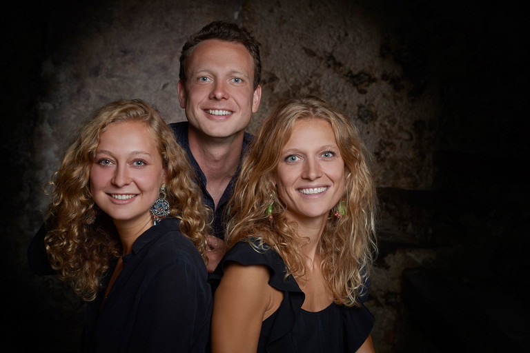 Helena mit Alois Clemens und Anna Lageder.