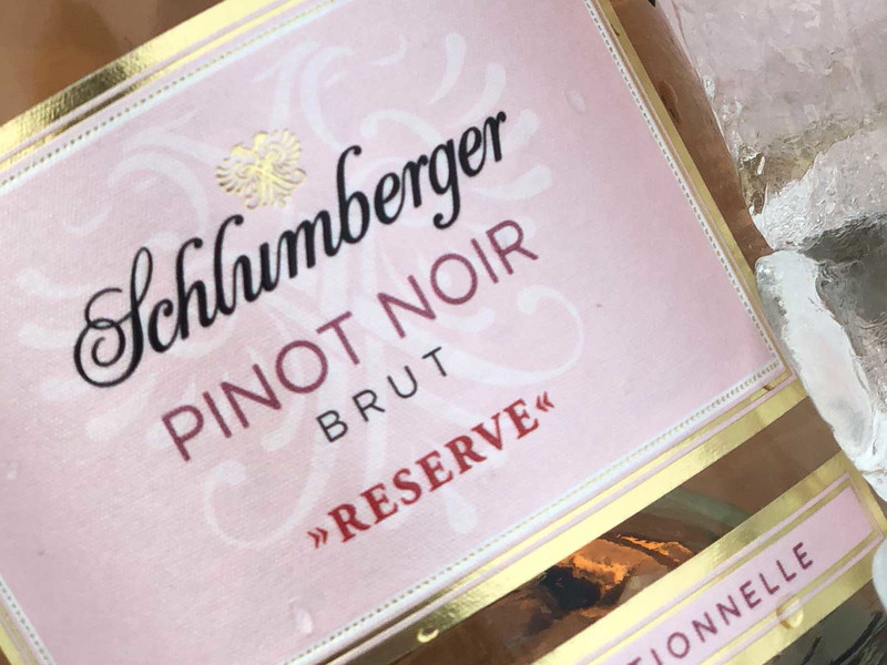 Der Pinor Noir gehört zum neuen, exklusiven Reserve-Sortiment der Sektkellerei Schlumberger.