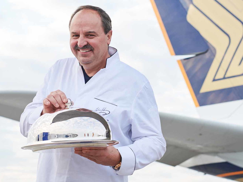 Der Steirer Lafer entwickelte Menüs für die Fluglinie.