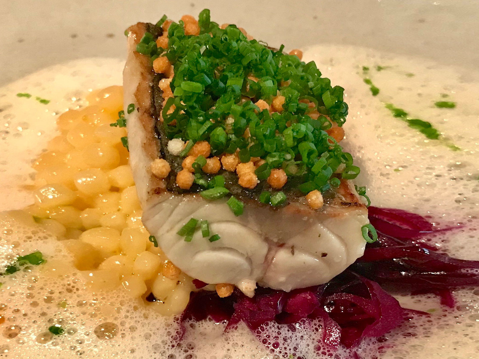 Köstlichkeit von Küchenchef Julian Stowasser.