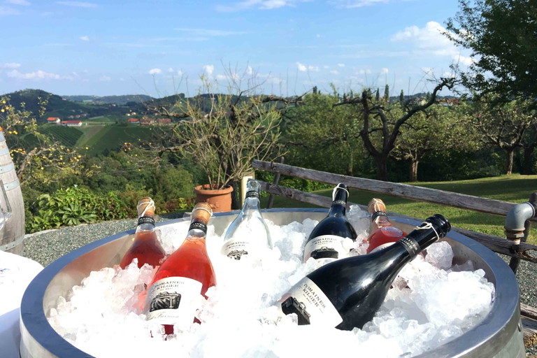 Weinverkostung mit Ausblick beim »Jaglhof«.