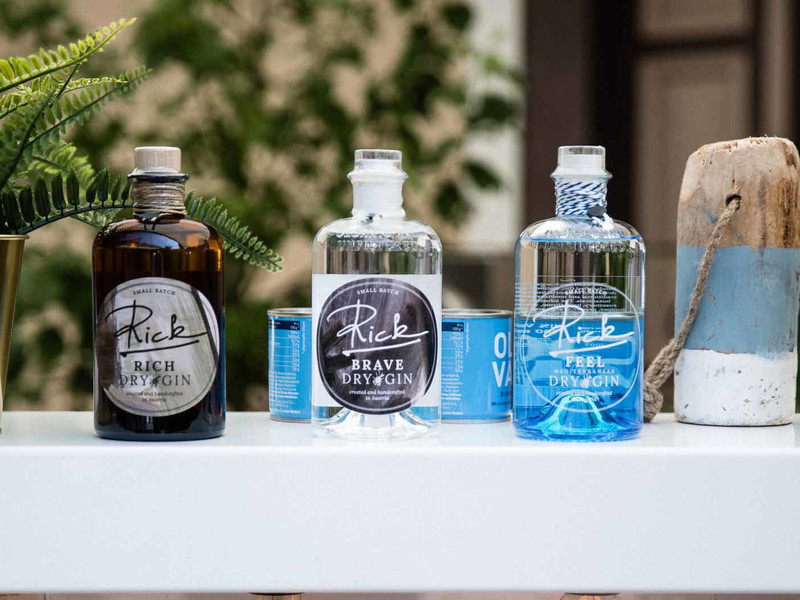 Die Gins von »Rick Spirit«.