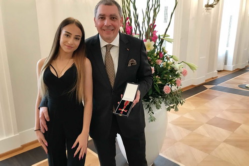 Christian Bau mit seiner Tochter Lisa-Marie