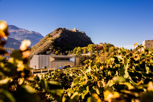 Das Weinzentrum des «Celliers de Sion».