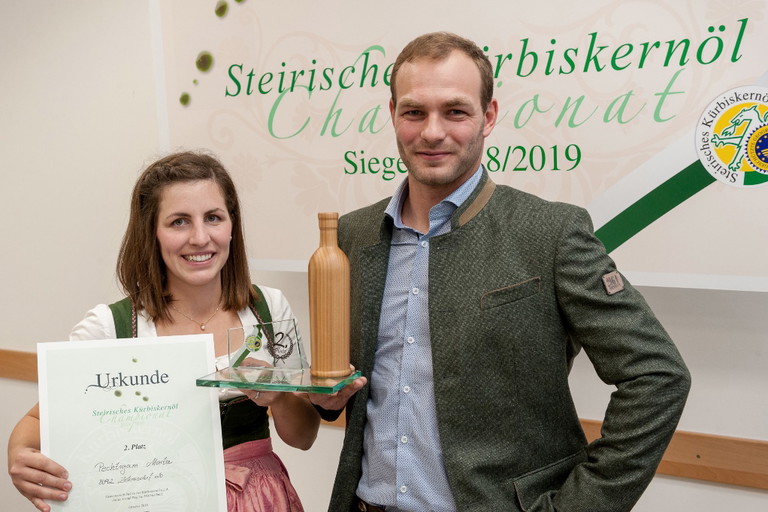 Lea und Martin Pechtigam konnten den zweiten Platz für sich gewinnen.