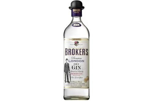 Broker’s London Dry GinFünffach destillierter London Dry Gin mit kräftigen Wacholdernoten und frischen Zitrus­aromen aus den feinsten Kräutern, Gewürzen und Früchten.