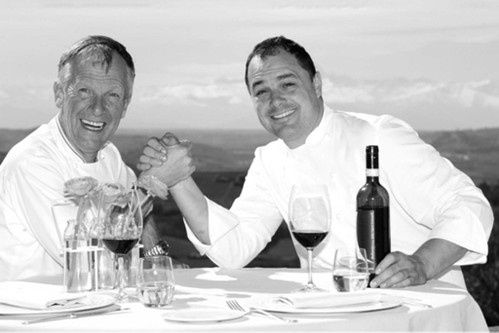 »Wir lieben es, neue Gerichte auf der Basis unserer großen kulinarischen Tradition zu kreieren.« Maurilio Garola und Marco Lombardo aus der »Ciau del Tornavento.«