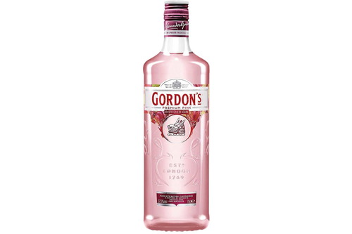 Gordon’s Premium PinkPerfekt für einen Sommercocktail. Aromen von Himbeeren, Erdbeeren und Johannisbeeren.