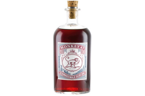 Monkey 47 Schwarzwald Sloe GinSloe Gin mit Aromen von roten Beeren, Wacholder und einem nussigen Hauch von Mandeln.