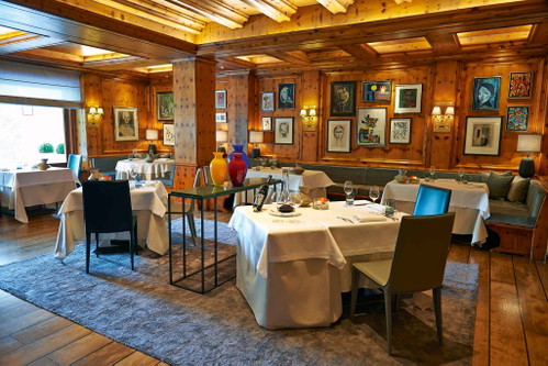 Die »Zirbelstube« im Schlosshotel.