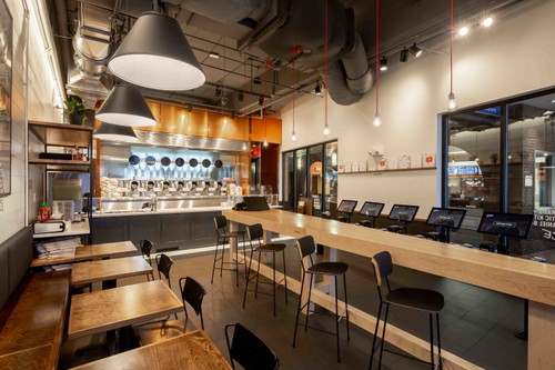 Das Interior des Restaurants.