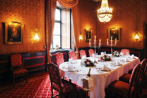 Innenansicht des »Schloss Hugenpoet« in Essen-Kettwig.