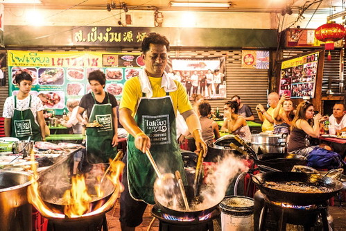 Streetfood ist in Bangkok allgegenwärtig