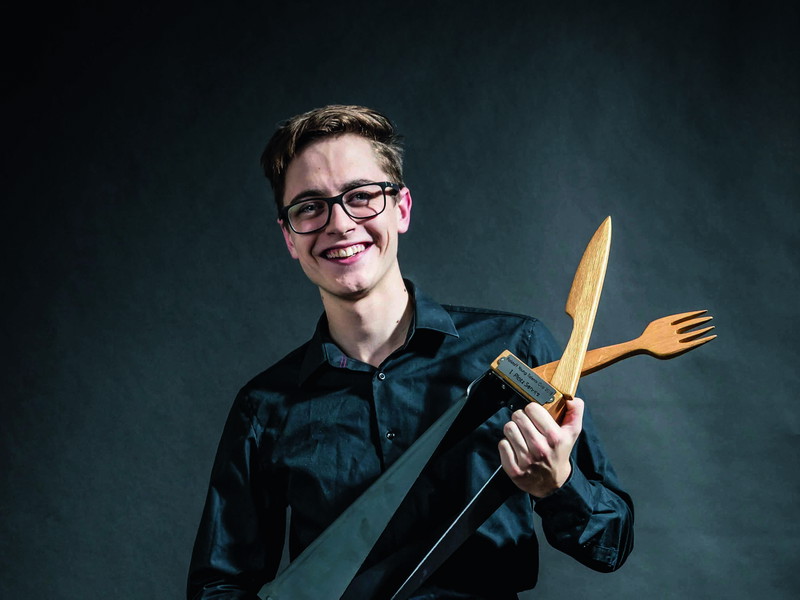 Bernhard Auer konnte heuer den Falstaff Young Talents Cup 2018 im Bereich Service für sich entscheiden.