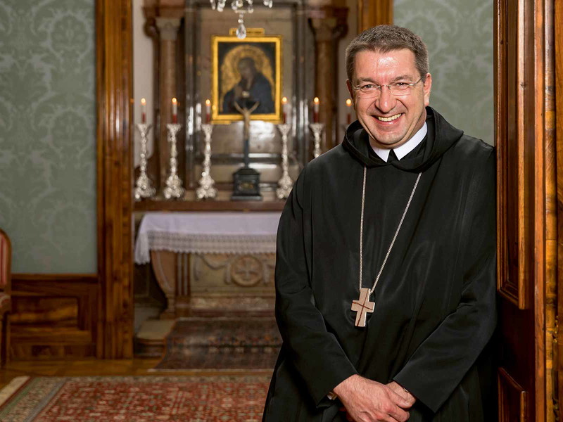 Erzabt Korbinian Birnbacher OSB: Der 51-jährige Benediktiner ist seit 2013 Erzabt von St. Peter.