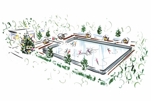Illustration der Natureisbahn