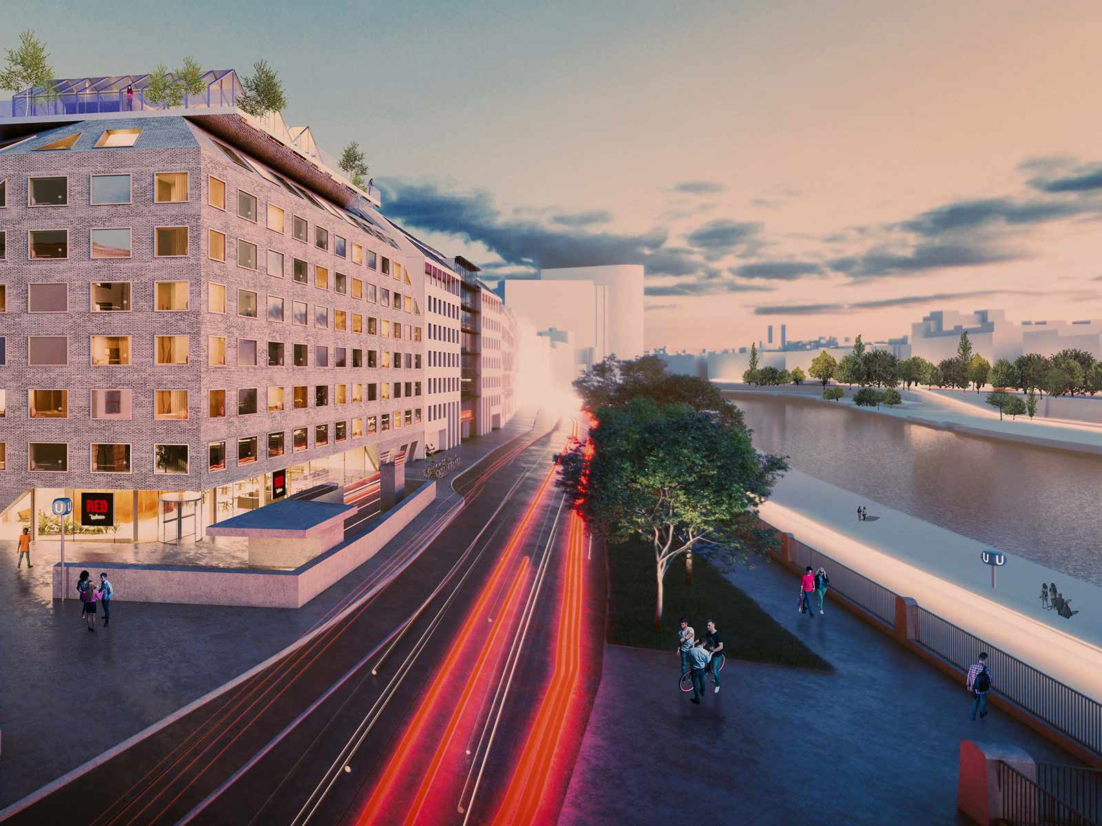 Premium-Lage mit Blick auf die Innenstadt.