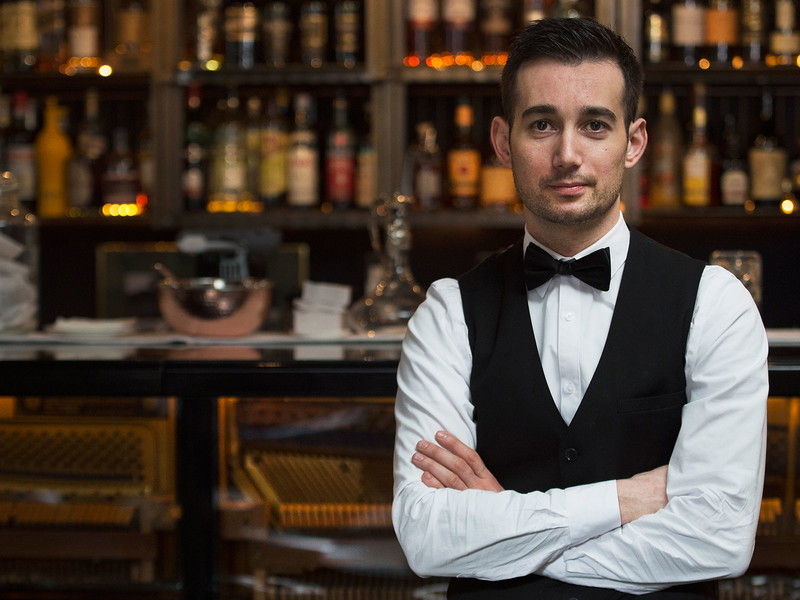 David Bandak in der legendären Zürcher «Widder Bar»