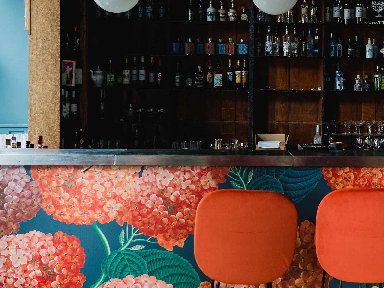 Stylishes Ambiente in der Pop-Up-Bar