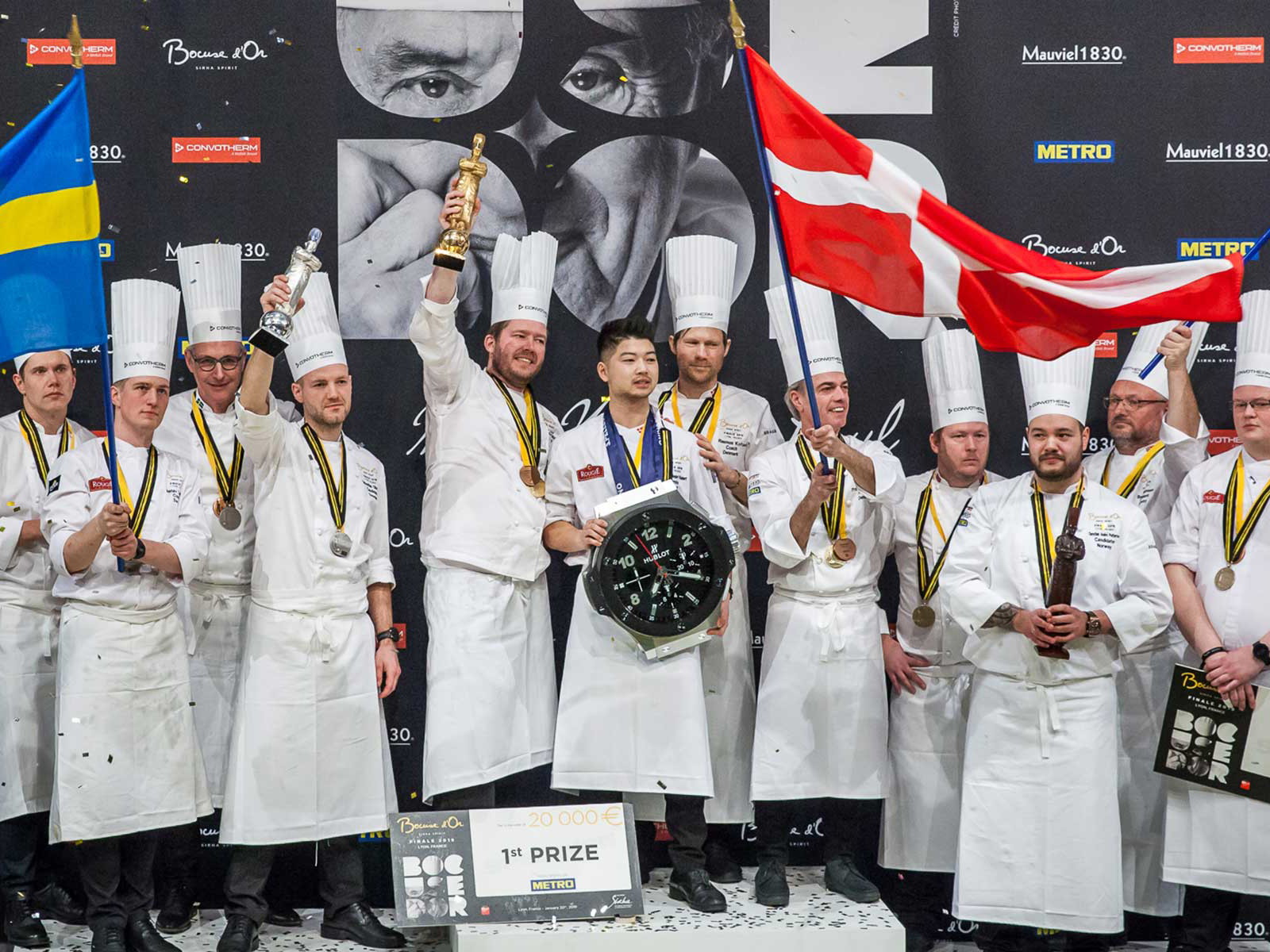Die Sieger des Bocuse d'Or 2019